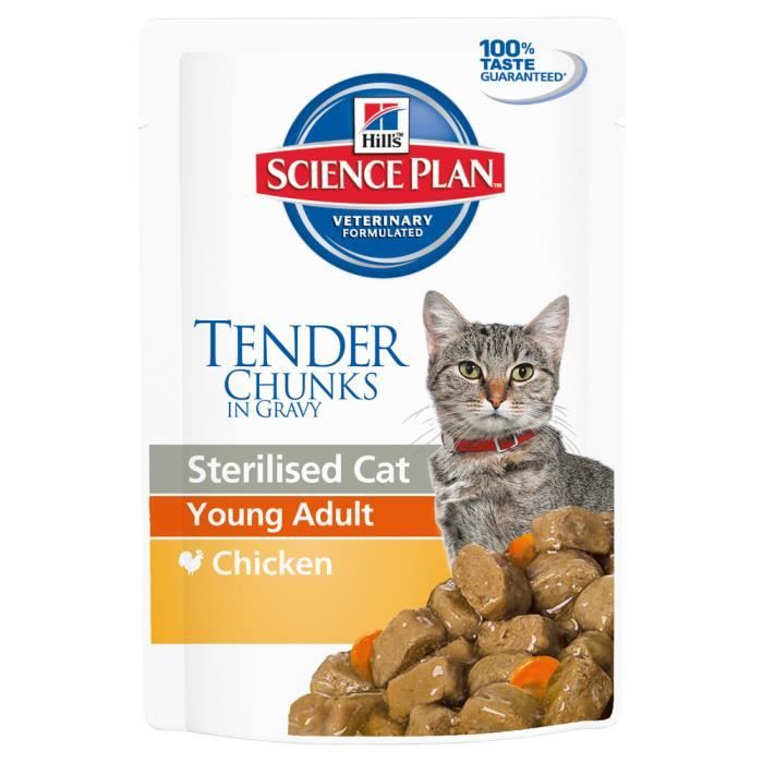 Hill S Science Plan Croquette Au Poulet Pour Chat Sterilise 85g Cdiscount