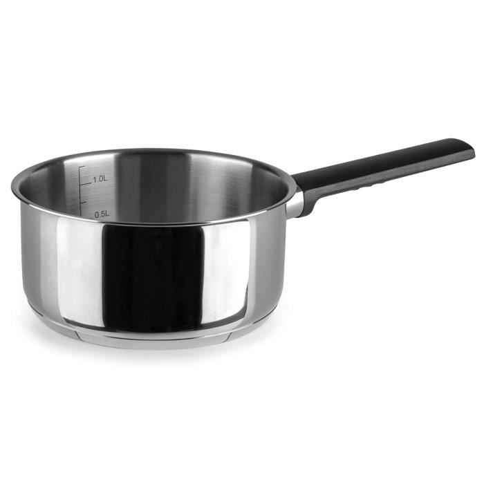 Ibili 921405 Sucrier Avec Couvercle Versalles, Acier, Blanc