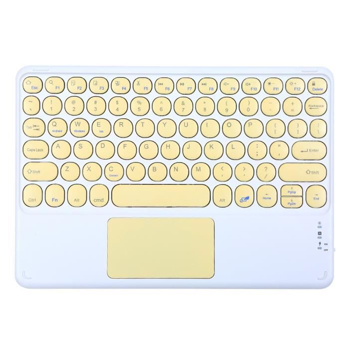 Xixian Clavier Sans Fil Fin Avec Revêtement UV, Design Ergonomique