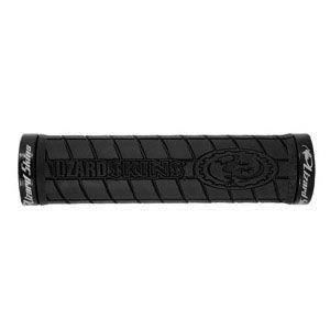 LIZARD SKINS Lock-On Logo Poignées de guidon VTT - Noir