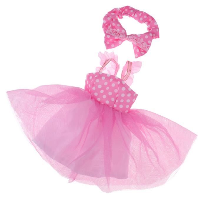 Vêtements de poupée Accs Dress Jupe rose pour 60cm Night Lolita Doll 