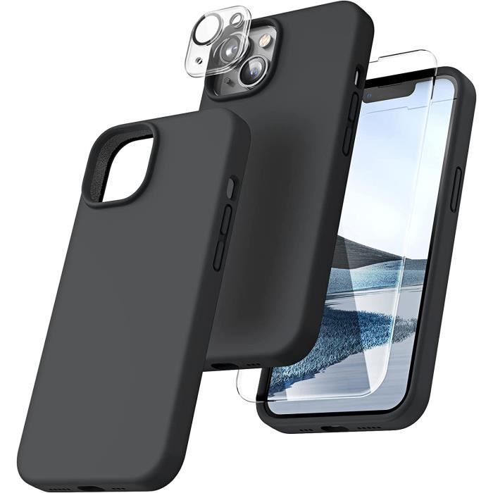 Coque IPhone XR Transparente TPU Silicone + 2x Verres Trempés - Housse De Protection Magnétique Slim Neuf