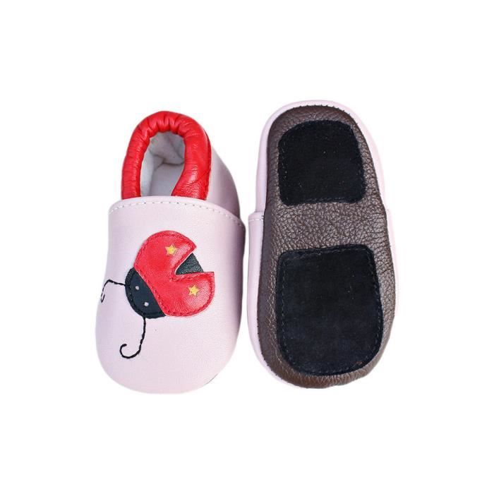 Sandales Douces DKNY Rose Pour Bébé Fille - Taille UK 1,5 (3 Mois Environ) - Occasion En Très Bon état