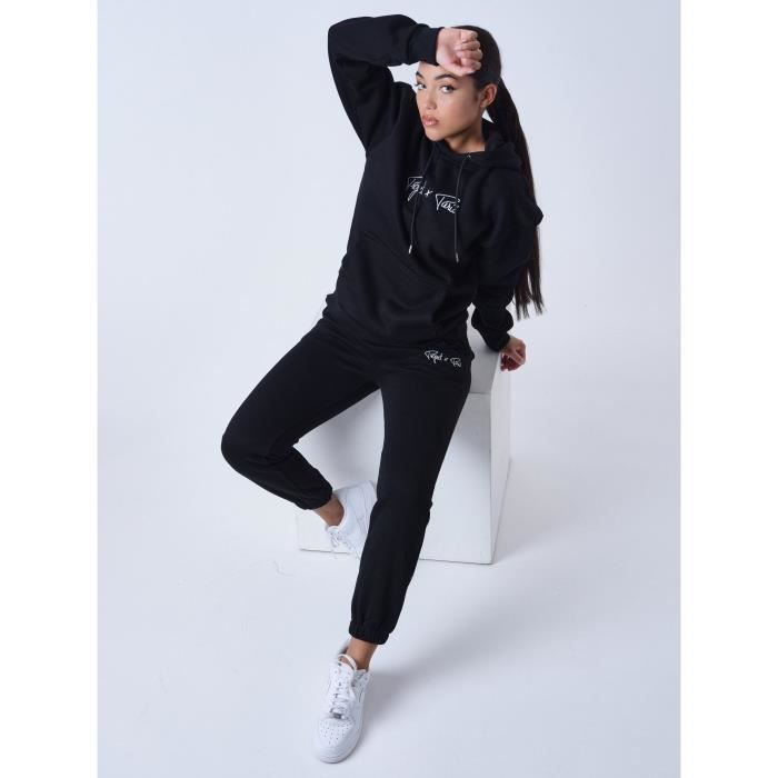 Jogging signature pour femme - PROJECT X PARIS - Coupe standard - Noir