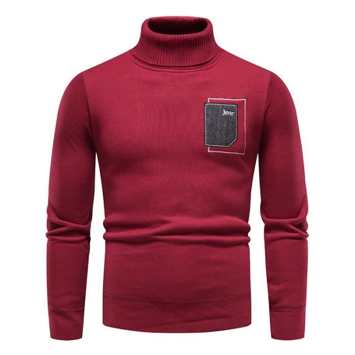 Pull Col Roulé Enfant - Tricot épais Et Doux, Chaud Et Confortable Pour Fille Et Garçon
