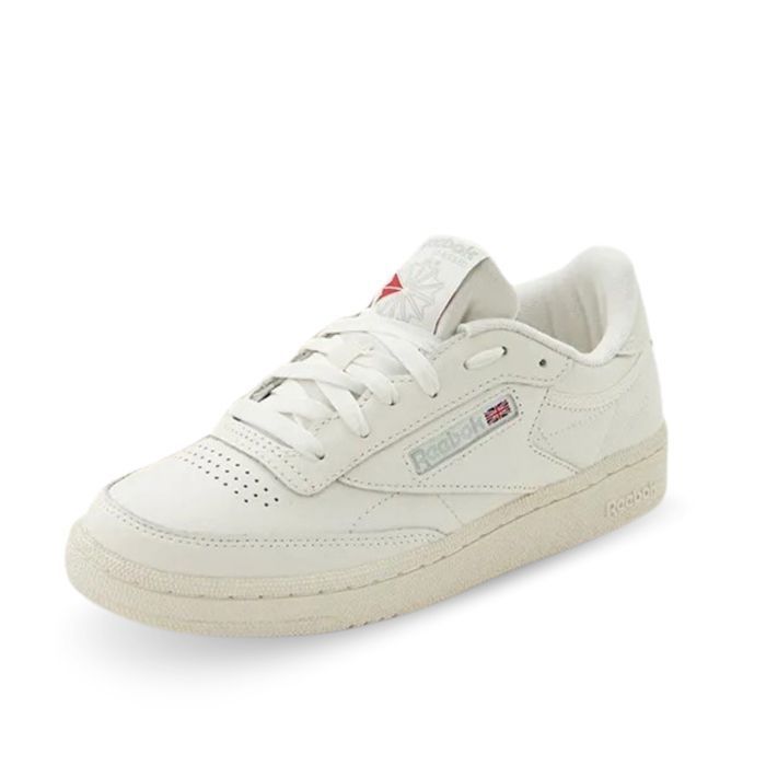 Tennis - Reebok - Club C85 - Blanc - Off/green - Adulte - Homme