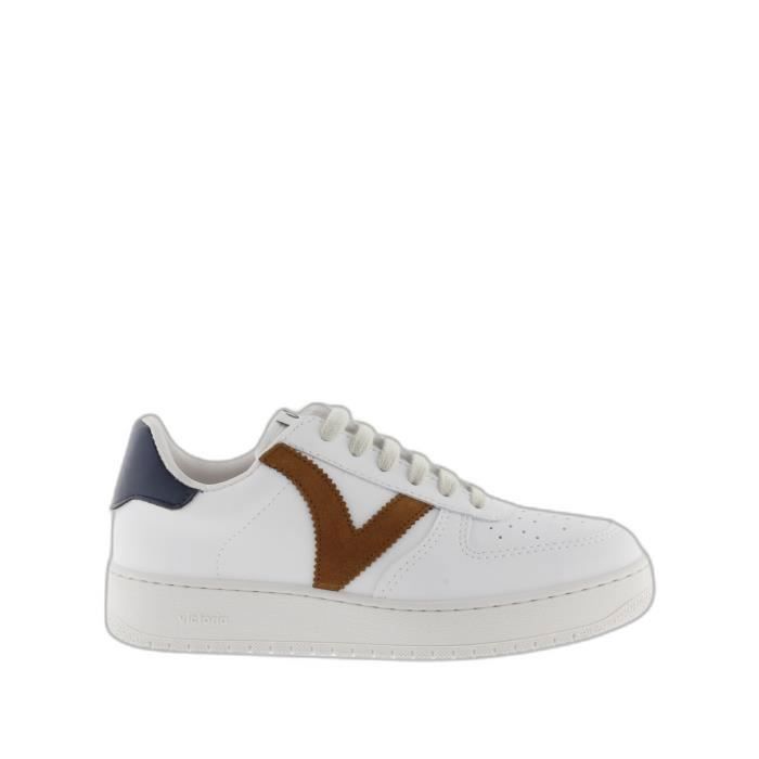 Victoria Baskets femme Victoria Madrid - camel - 37 - Effet cuir contraste
