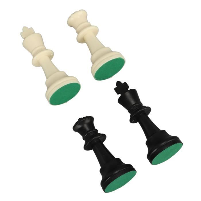 Pions de jeu d'échecs 32 pièces d'échecs en plastique résistant à l'usure,  anti-rayures et jouets trampoline Mxzzand - Cdiscount Jeux - Jouets