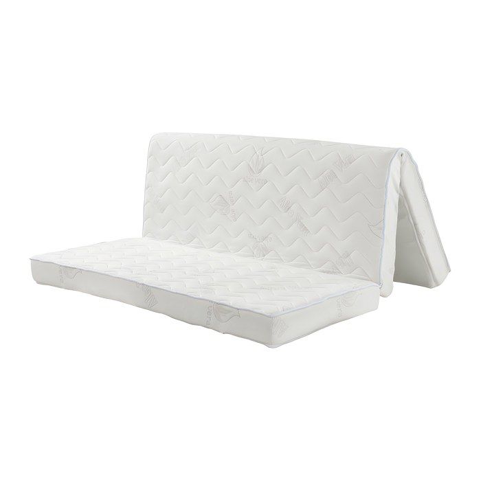 Matelas mousse BZ aloe vera FIESTA de NATUREA ép.12cm - 140x190cm