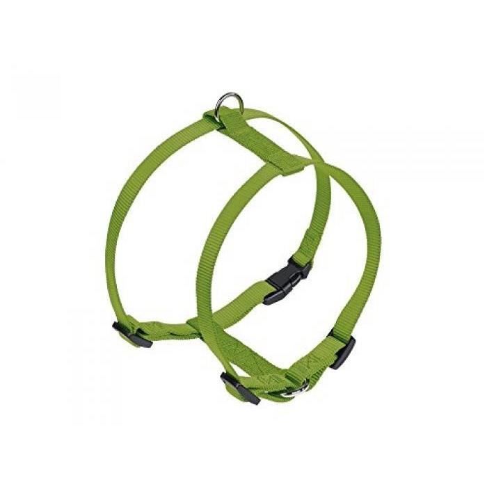 Meilleurs prix pour NOBBY HARNAIS EN NYLON POUR CHIEN VERT 20 MM X 50/70 CM