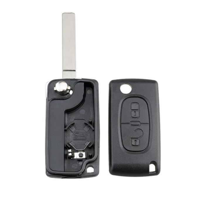 Citroën C3 remplacement 2 boutons télécommande porte-clés étui coque couverture clé protecteur