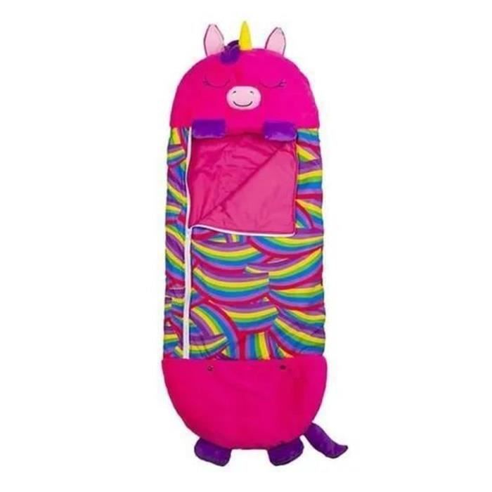 Sac De Couchage Licorne Happy Nappers – Grand Modèle 66x30 Pouces – Enfant – NEUF