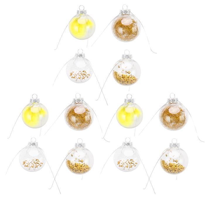 15 Boules De Noël En Velours Incassables – Déco Sapin Marron Brillante