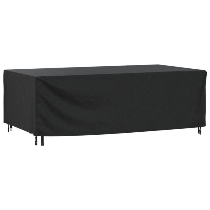 Housse De Salon De Jardin 185x110x85cm - Tissu Oxford 420D Imperméable, Anti-UV Et Anti-Vent