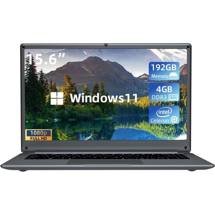 Ordinateur Portable 15,6" Core I3 1005G1 - 16 Go RAM, 512 Go SSD, Windows 11, écran FHD IPS, Empreinte Digitale, Rétroéclairage