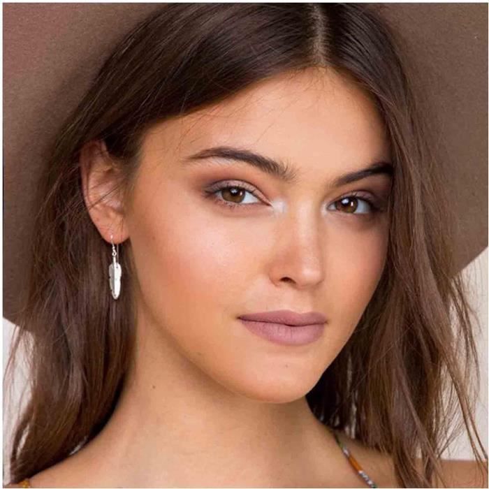 Boucles d'oreilles hérissons mauve doré résine pailletée bijou enfant