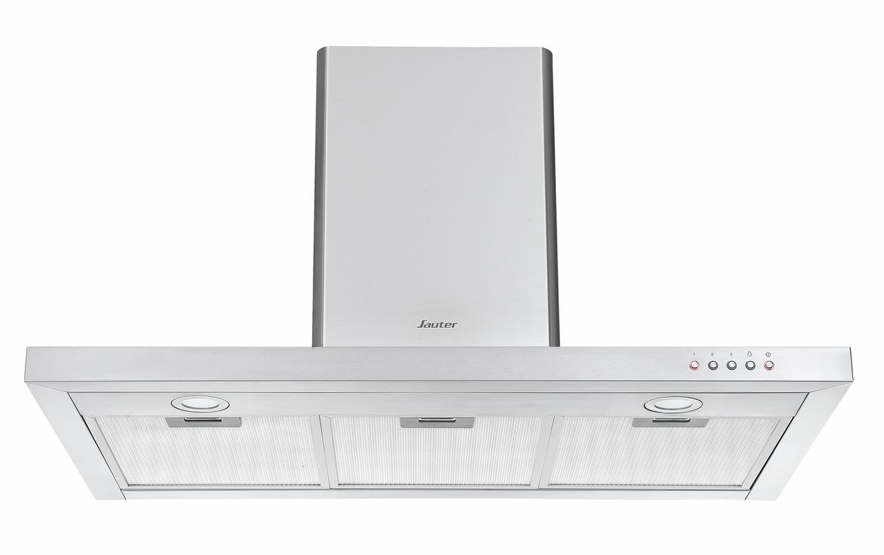 Hotte décorative murale SAUTER SHB1944IX L90 cm Inox