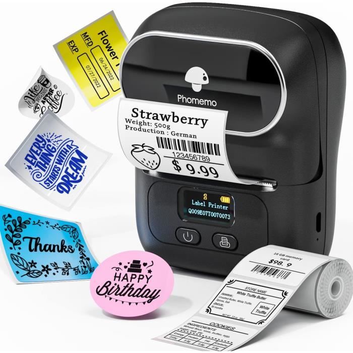 Phomemo M110 Imprimante d'étiquettes-Imprimante d'étiquettes