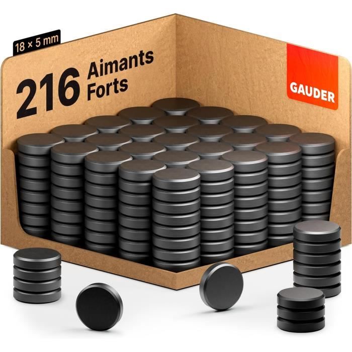 Projet X Aimants Adhésifs Carrés - Lot De 250 (10x10x2 Mm) Pour Notes, Photos, Projets Créatifs Aimant Adhesif