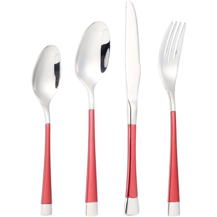 Service Couverts MIAMIO 36 Pièces Acier Inoxydable - Pour 6 Personnes (argenté)
