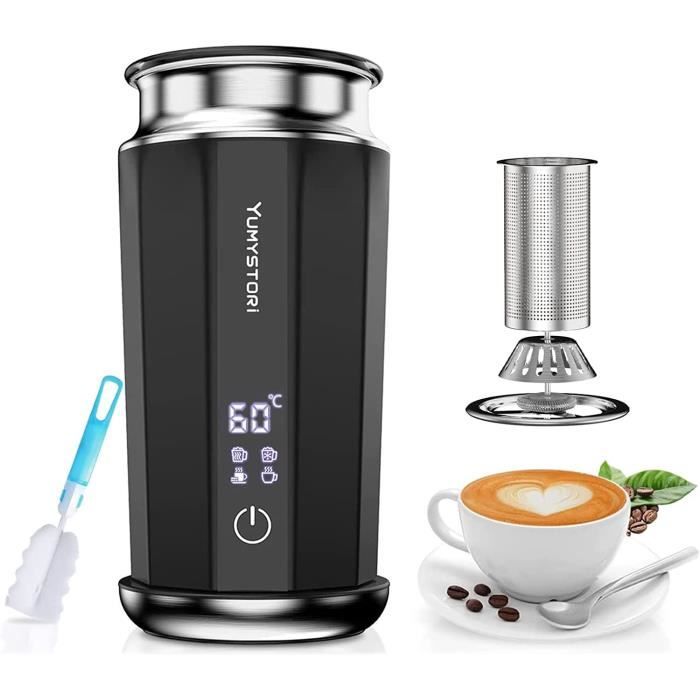 Mousseur à Lait Aigostar Milky - 4 En 1 Chaud/Froid - 500W 300ml - Contrôle Température