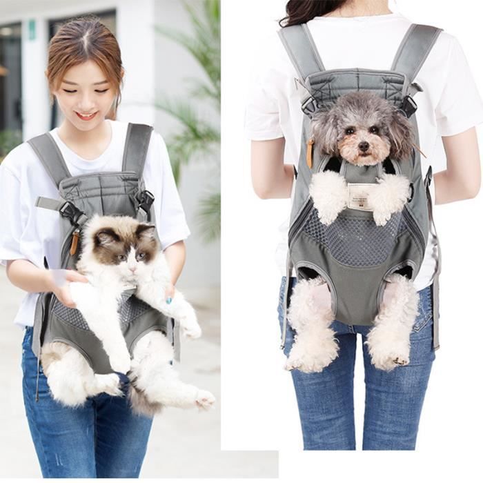 Porte Chien Chat Sac de transport Portable Sûr Sac à dos Transporteur pour  Petit Animaux domestiques Voyage Activités Extérieur