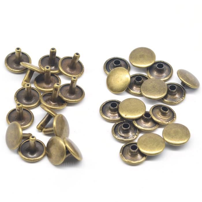 Lot De 100 Rivets Tubulaires à Frapper - Ouverture En étoile - Diamètre 8mm - Marque Ivan - Neuf