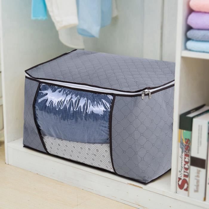 Sac de rangement pour couette - 30 x 58 x 47 cm - ON RANGE TOUT