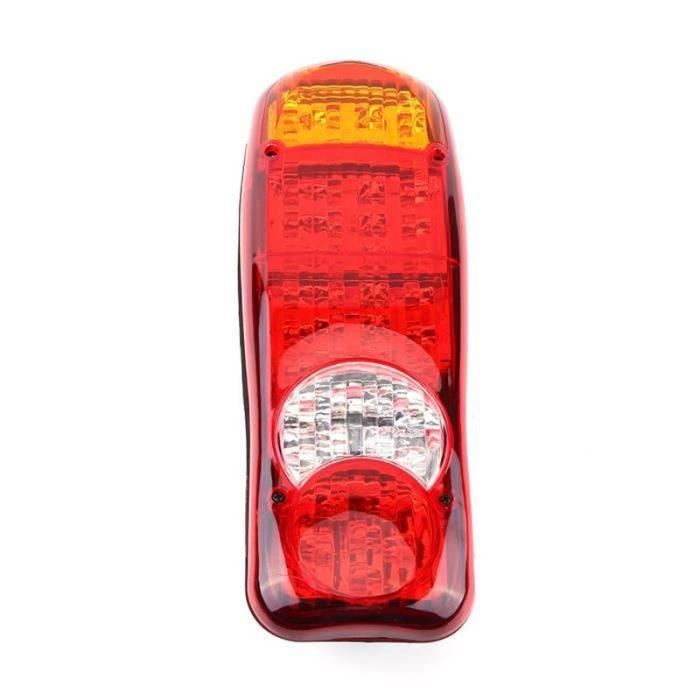 Feu Stop Triangulaire Voiture Style F1 12 LED Rouge - Lampe De Sécurité Arrière Antibrouillard
