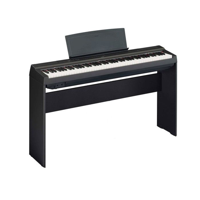 L85 Support de piano numérique compatible avec clavier Yamaha  P71//P45/P-125/P-128/P35, en bois, noir
