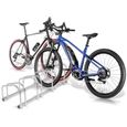 IDMARKET Râtelier vélo pour 4 vélos rangement vélo sol ou mural pour garage et jardin-1