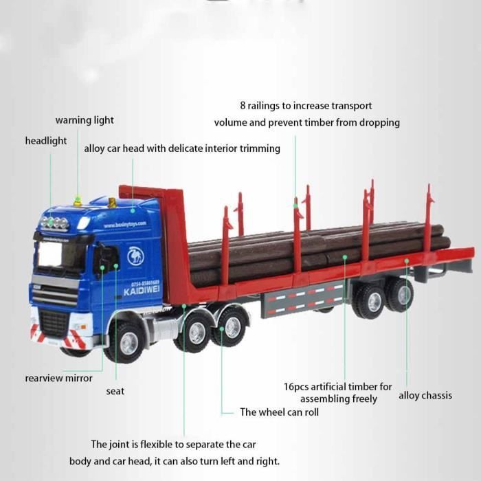 Simulateur VÃ©hicule Porteur 1-50 Charrette Transport En Bois