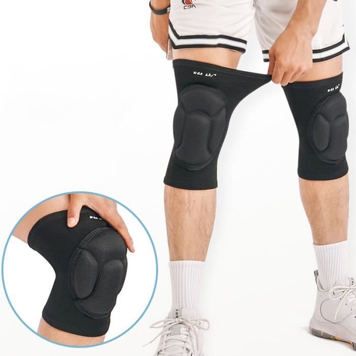 Ninesquared New Shield – Genouillères De Volley-ball Respirantes Et Ultra-Protectrices, Noires, 1 Paire – Unisexe