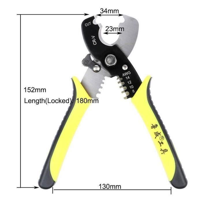 Pince électronique De Précision BY8109 - Coupe-fil 0.8-1.6 Mm - Acier Allié - 130 Mm - Pour Travaux électroniques Fins