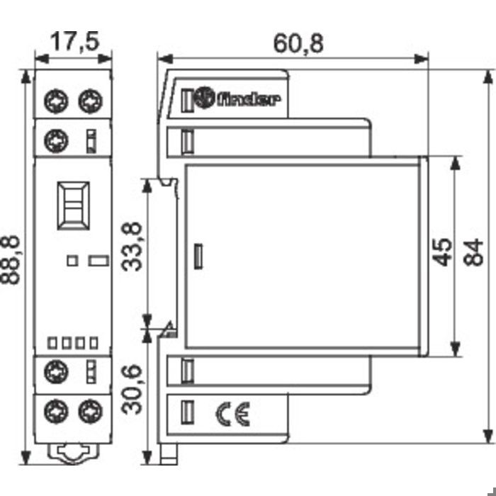 RELAIS MODULAIRE 24VDC 2NO 20A - Cdiscount Bricolage