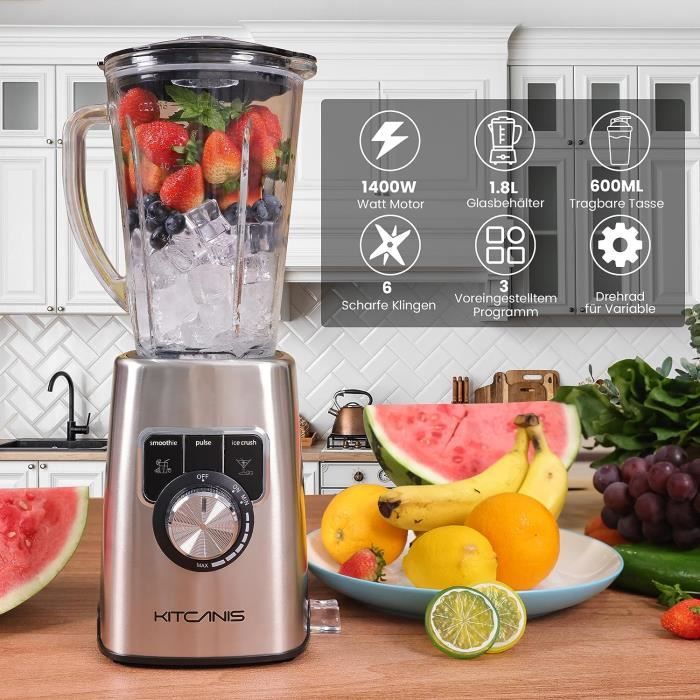 Blender à Smoothie Hape - Jouet D'Imitation En Bois Avec Fruits Et Verres (Multicolore)