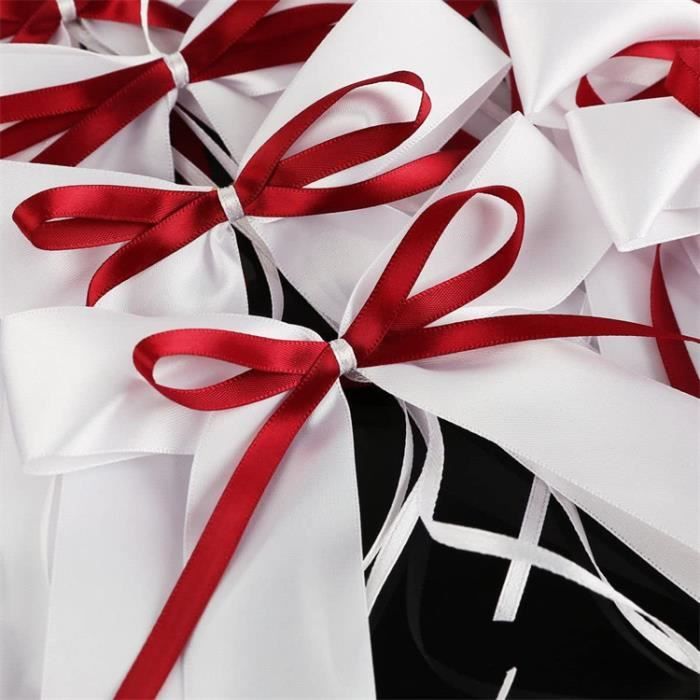 Ruban Satin Blanc 15cm X 20m - Ruban Tissu Brillant Pour Cadeaux, Mariage, Décoration Fête Et DIY