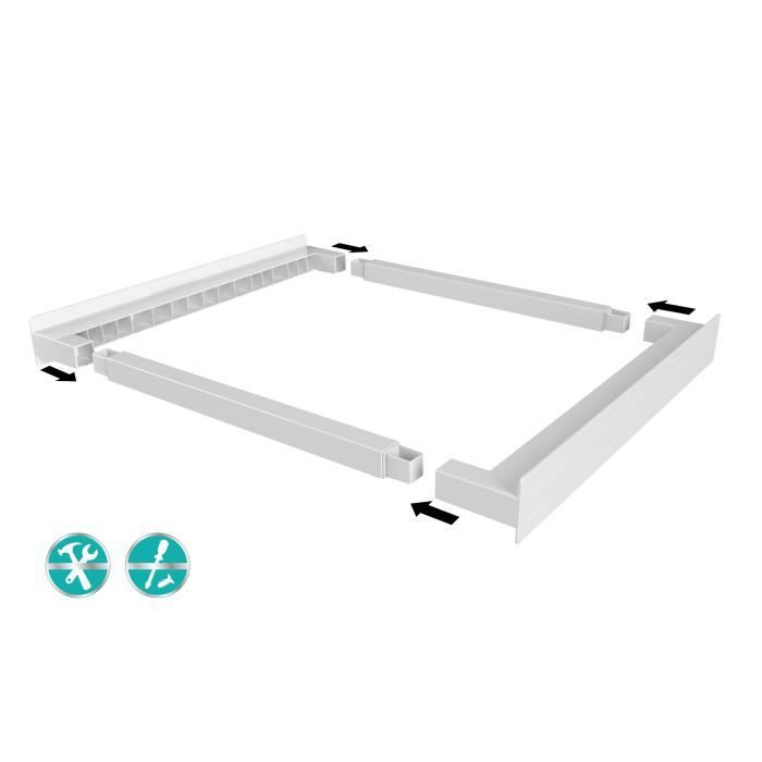 SKS101 WPRO - Kit De Superposition UNIVERSEL Pour Lave-linge Et Sèche