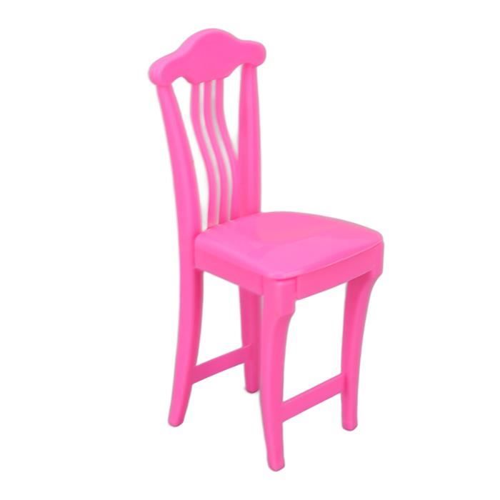Fafeicy chaise de table de salle à manger de maison de poupée 1:12 Ensemble de chaise de table