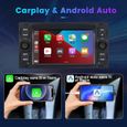 AWESAFE Autoradio Android 12 pour Ford Focus avec Carplay Android Auto 7 Pouces stéréo GPS USB SD Bluetooth FM AM RDS-2