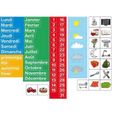 JEUJURA Magnets pour tableau Calendrier - Coffret De 80 Caracteres-2