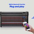 NEUFU 16 Channels Table De Mixage Professionnel Live Studio Audio USB Console de Mixage bluetooth-2