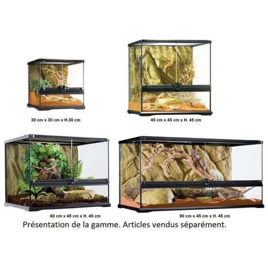 Terrarium 60x45x45cm Exo Terra Cdiscount Animalerie