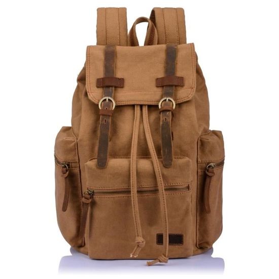 Sac a Dos Look Luxe Vintage de Ville Baroudeur LEGGENDA Marron Clair Exclusive Chic Cdiscount Bagagerie Maroquinerie