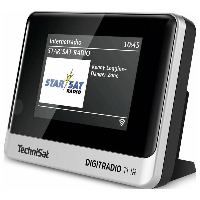 Radio Portable TechniSat DIGITRADIO 1 - DAB+/FM, Batterie Lithium, Argent/blanc