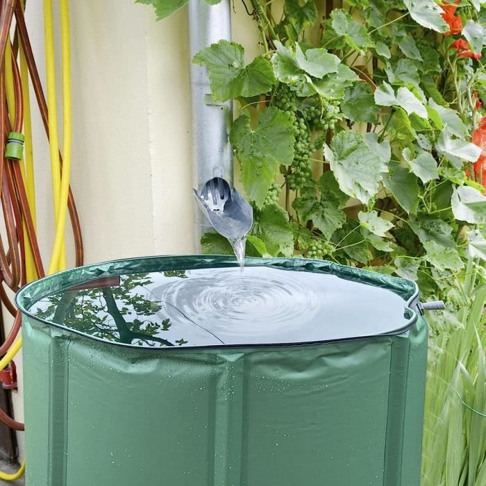 Tonneau de pluie pliable Récupérateur d'eau portable Avec filet en — free download