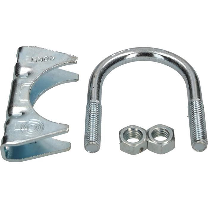 6 Colliers De Serrage Acier Inoxydable 304 - Double Fil 31-35mm - Pour Câbles Et Tuyaux