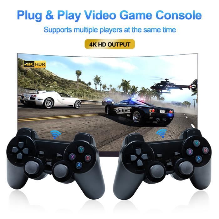 Console de jeu rétro 2025, mise à niveau, avec 20 000 jeux, Plug & Play, pour TV, HDMI, avec 2 manettes sans fil, cadeau pour garçons et adultes (édition GOD Console de jeu rétro 2025, mise à niveau, avec 20 000 jeux, Plug & Play, pour TV, HDMI, avec 2 manettes sans fil, cadeau pour garçons et adultes (édition GOD