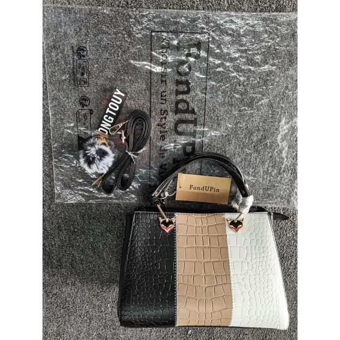 Sac à Main Femme Bandoulière PERFECLAN - Cuir PU, 40x15x25 Cm, Spacieux Et élégant Pour Quotidien Et Sorties
