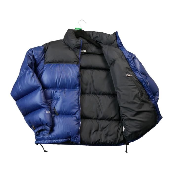 The north face doudoune bleu sales